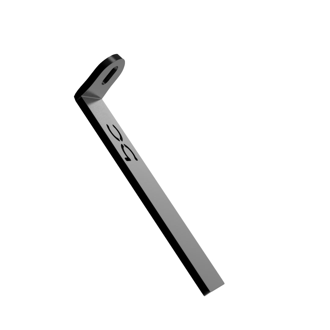 Weld-On Lower Flat Fenders Bracket Powdercoated