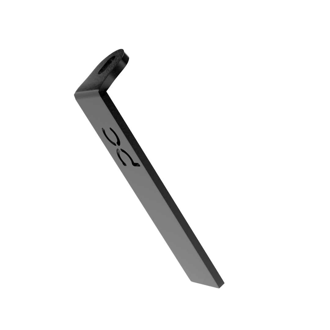 Weld-On Lower Flat Fenders Bracket Powdercoated