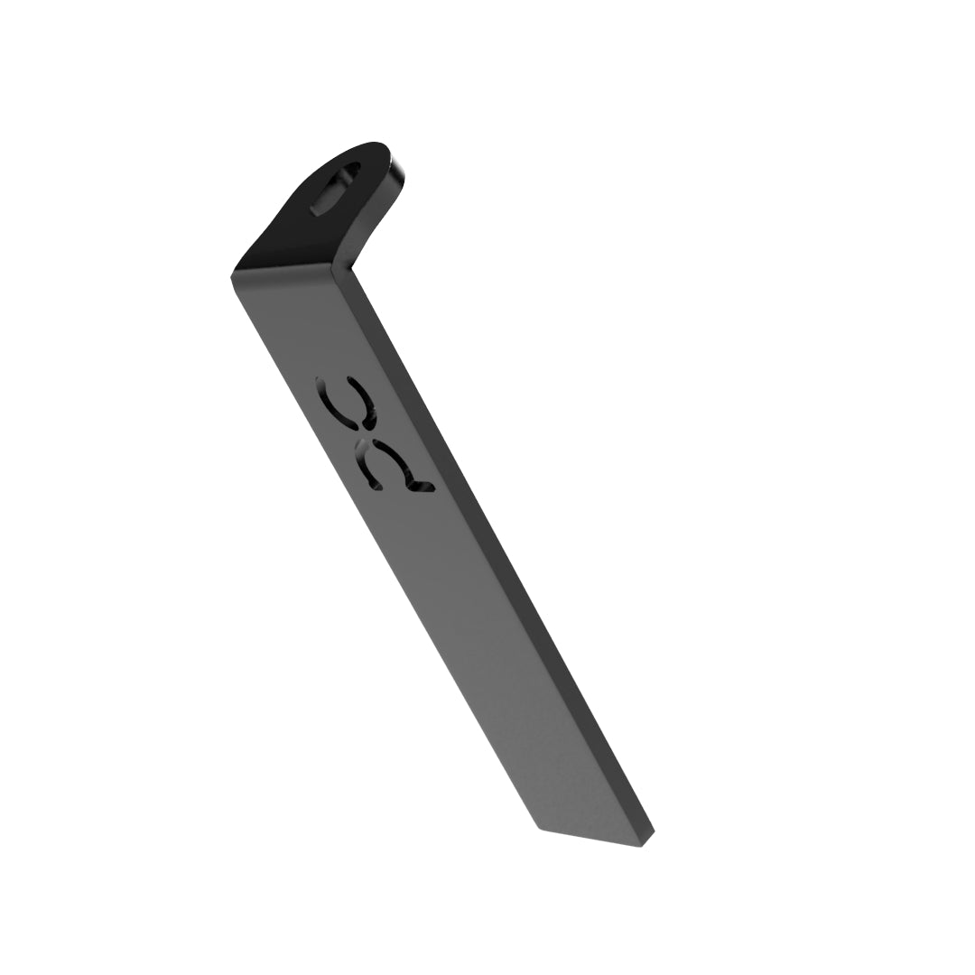 Weld-On Lower Flat Fenders Bracket Powdercoated