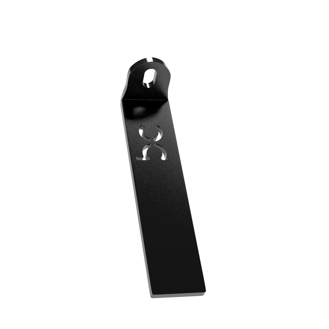 Weld-On Lower Flat Fenders Bracket Powdercoated