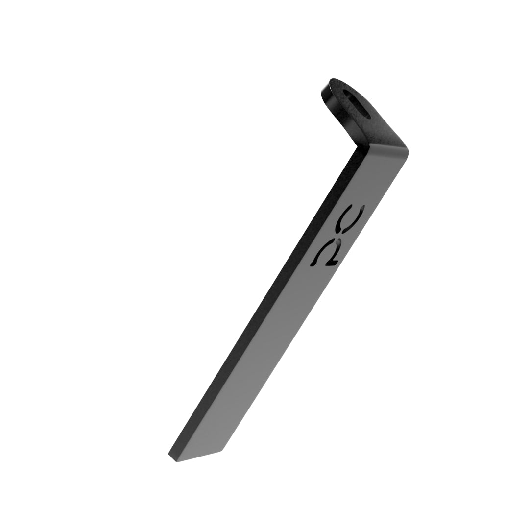 Weld-On Lower Flat Fenders Bracket Powdercoated