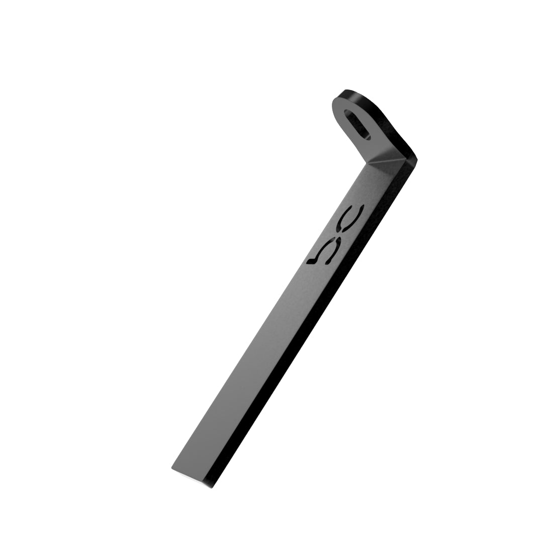 Weld-On Lower Flat Fenders Bracket Powdercoated