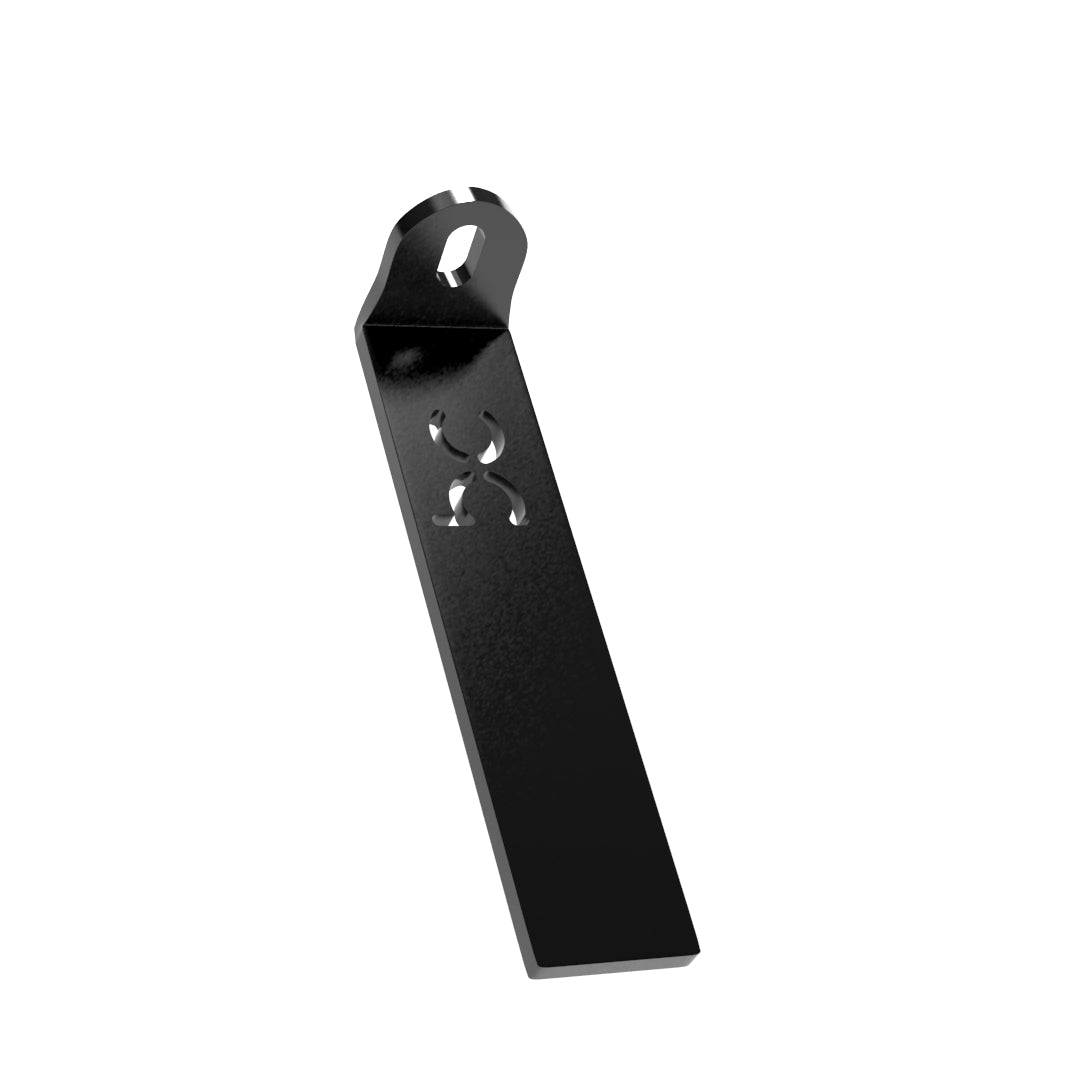 Weld-On Lower Flat Fenders Bracket Powdercoated