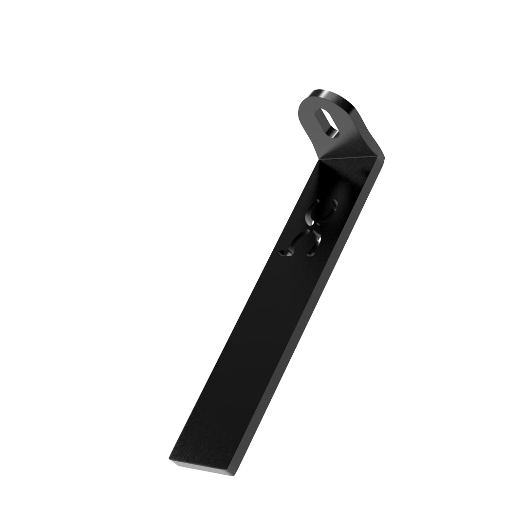 Weld-On Lower Flat Fenders Bracket Powdercoated