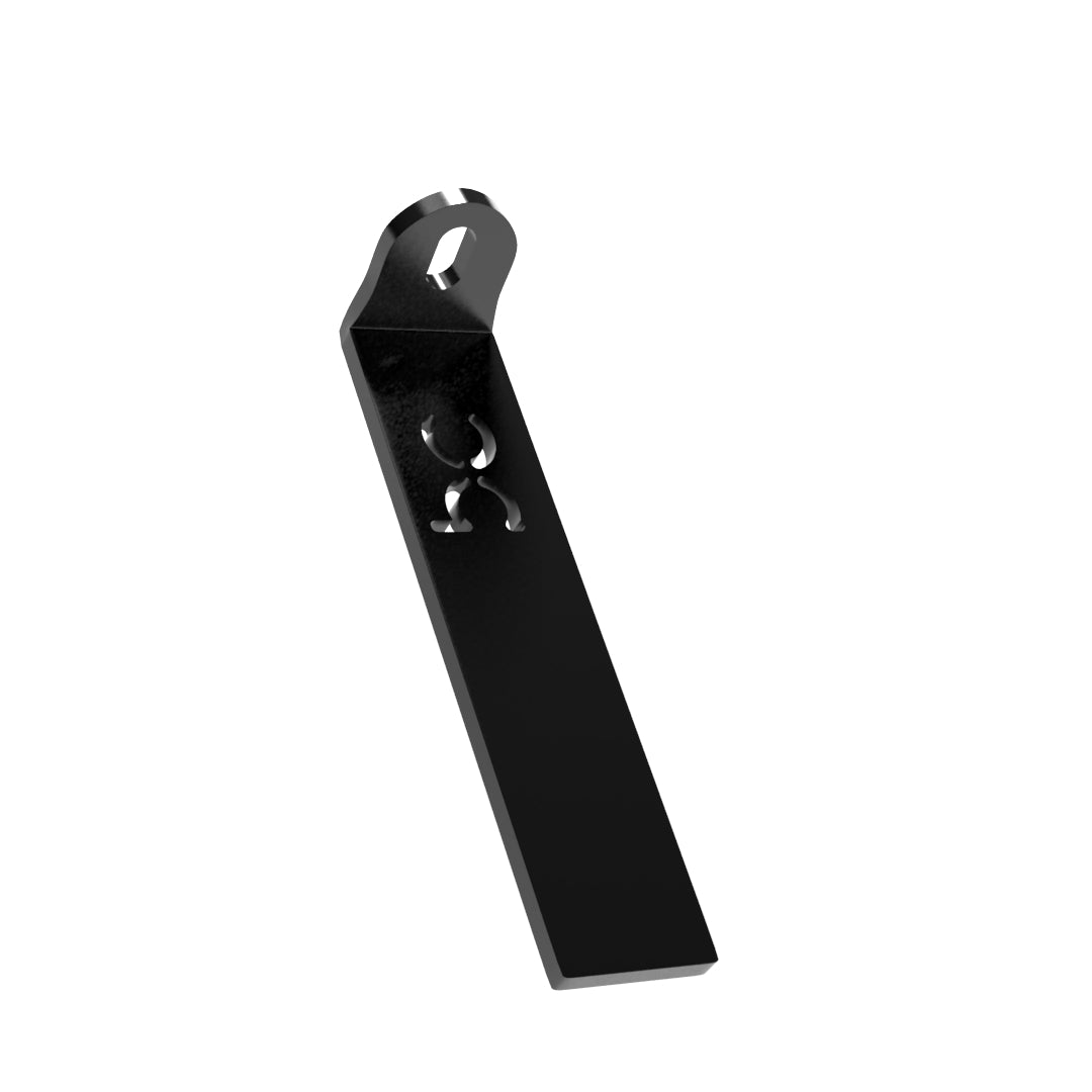 Weld-On Lower Flat Fenders Bracket Powdercoated