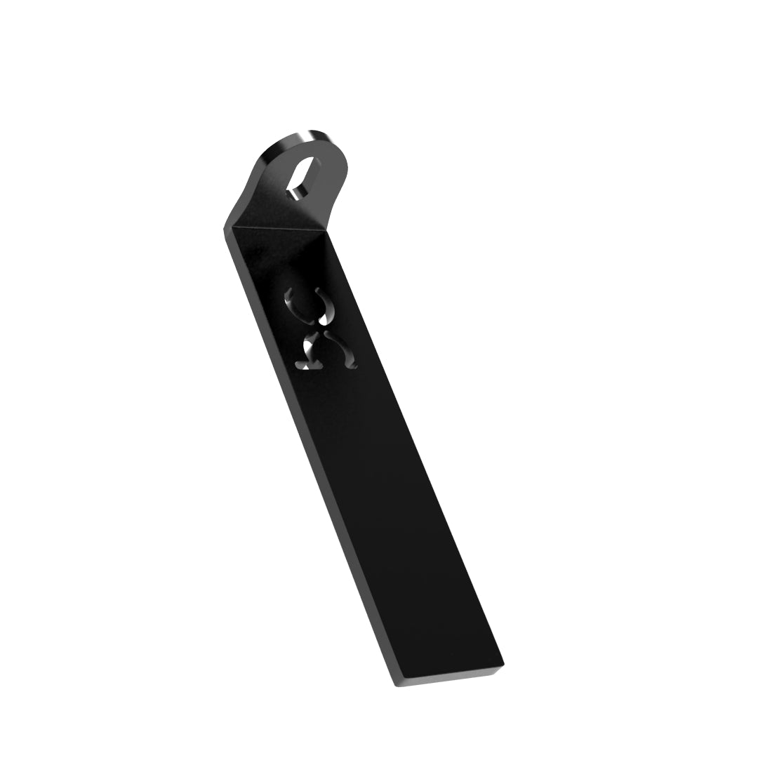 Weld-On Lower Flat Fenders Bracket Powdercoated