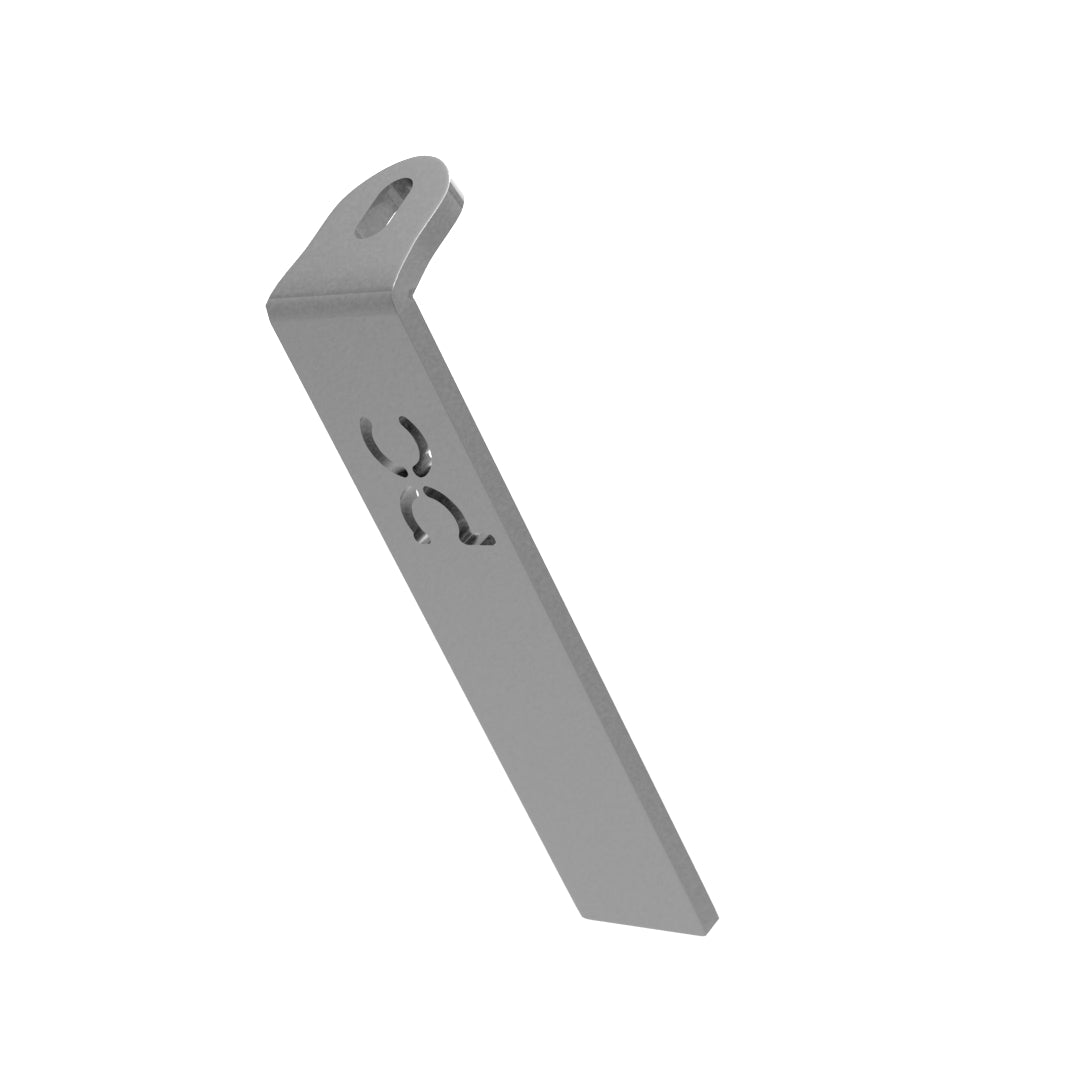 Weld-On Lower Flat Fenders Bracket Raw Steel