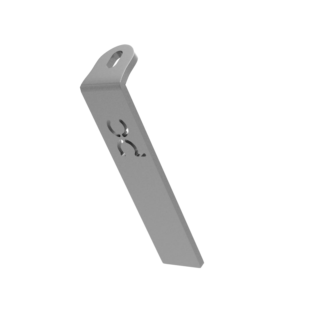 Weld-On Lower Flat Fenders Bracket Raw Steel