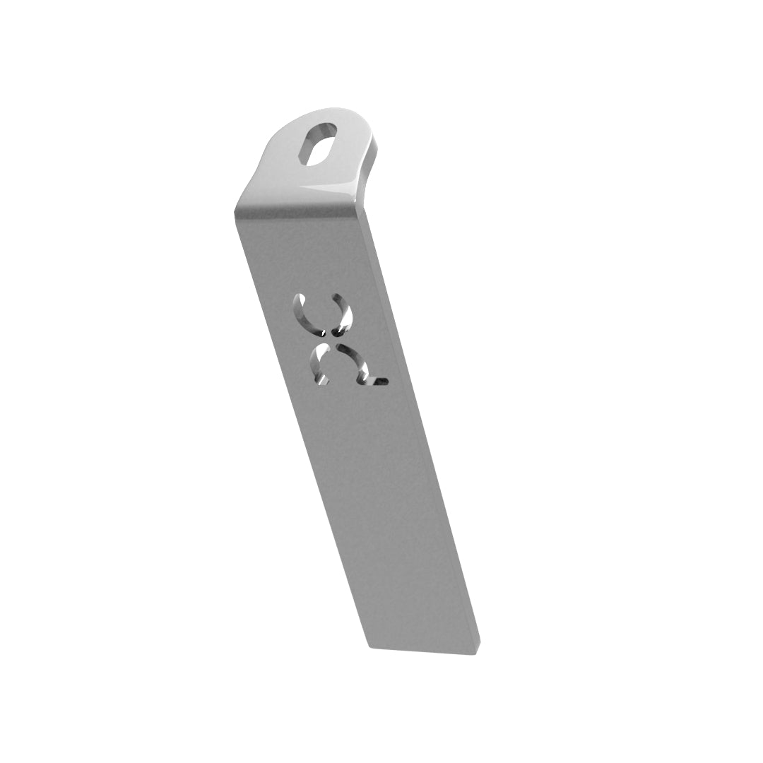 Weld-On Lower Flat Fenders Bracket Raw Steel