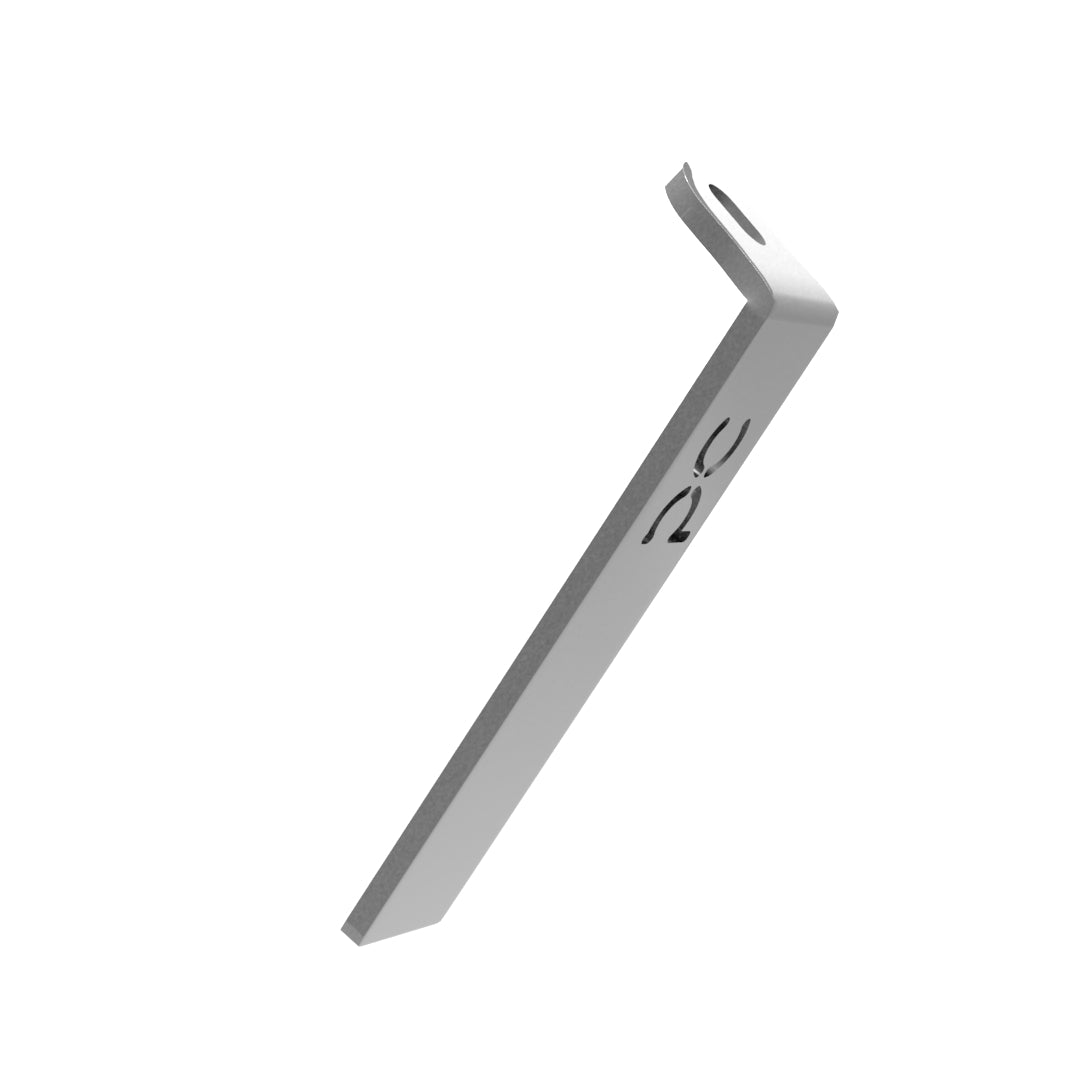 Weld-On Lower Flat Fenders Bracket Raw Steel