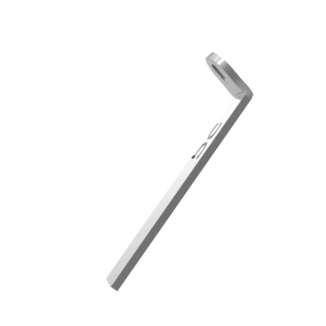 Weld-On Lower Flat Fenders Bracket Raw Steel