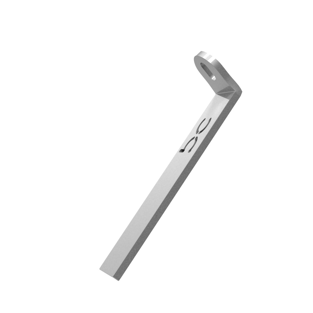 Weld-On Lower Flat Fenders Bracket Raw Steel