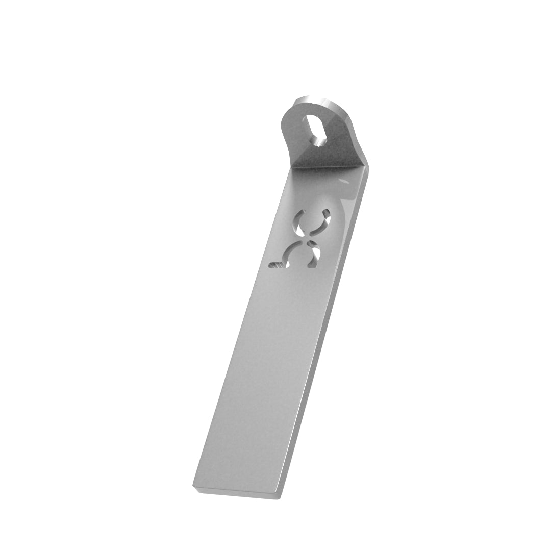 Weld-On Lower Flat Fenders Bracket Raw Steel