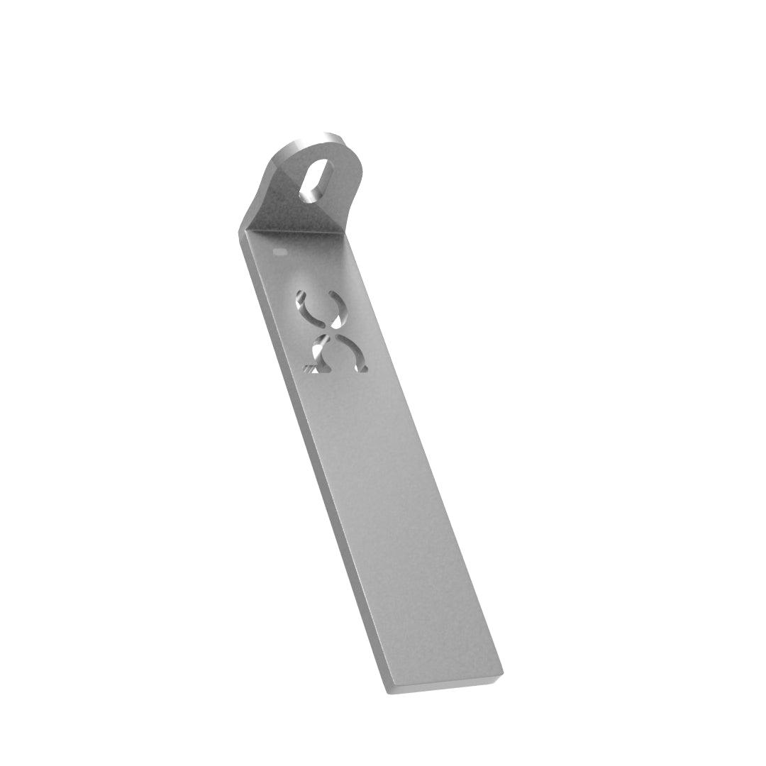 Weld-On Lower Flat Fenders Bracket Raw Steel
