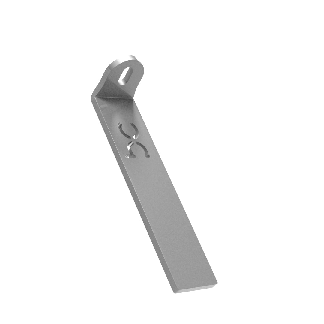Weld-On Lower Flat Fenders Bracket Raw Steel