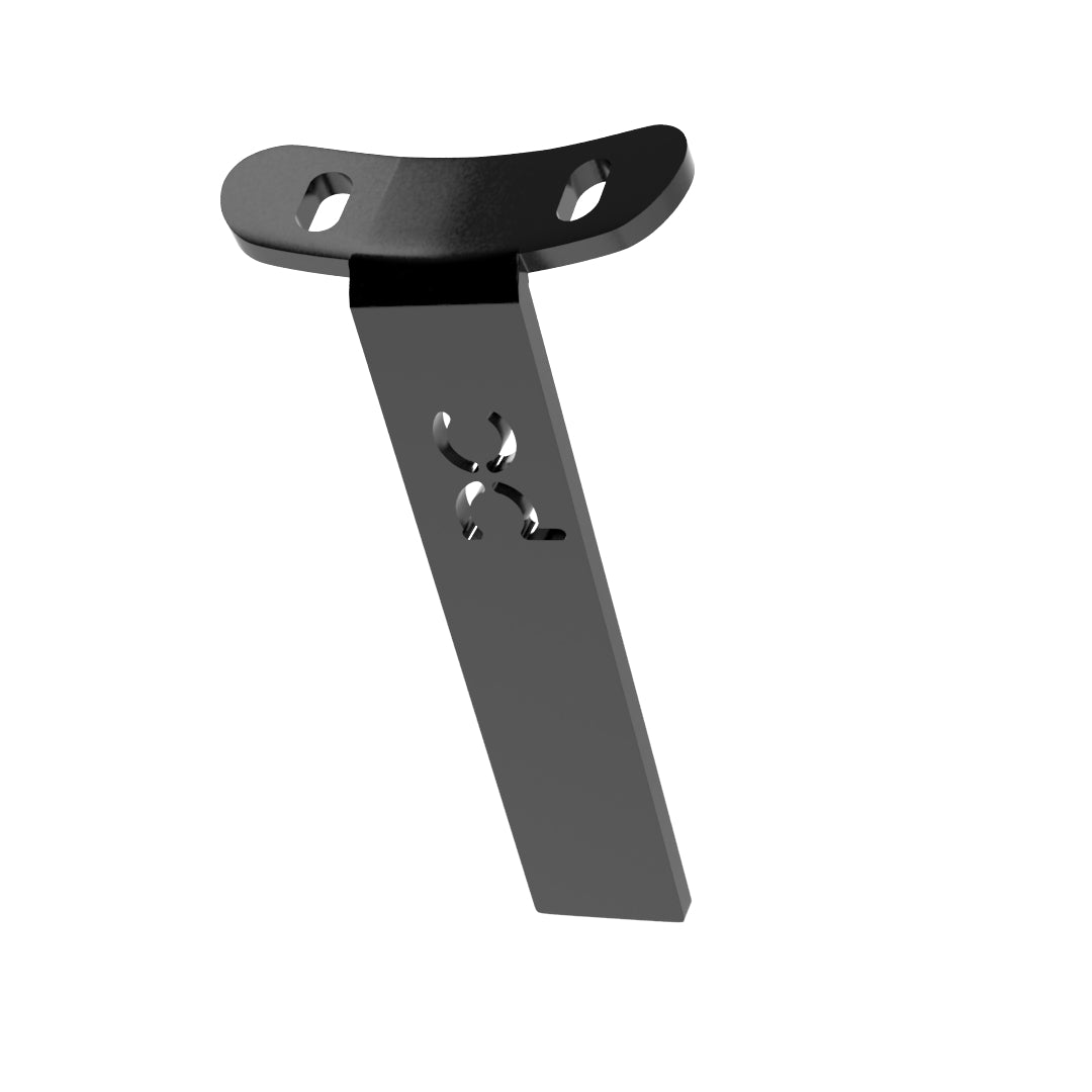 Weld-On Curved Fender Bracket Powder-Coated