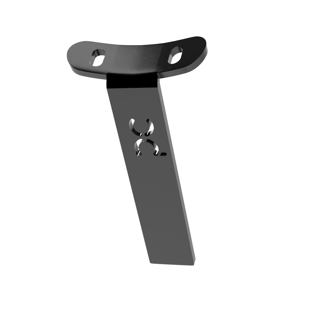 Weld-On Curved Fender Bracket Powder-Coated