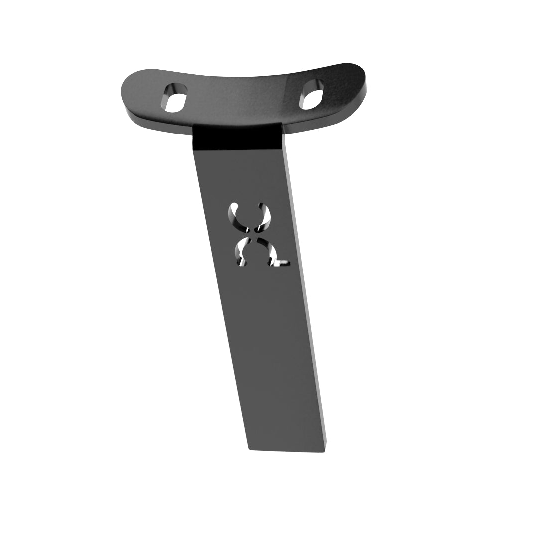 Weld-On Curved Fender Bracket Powder-Coated