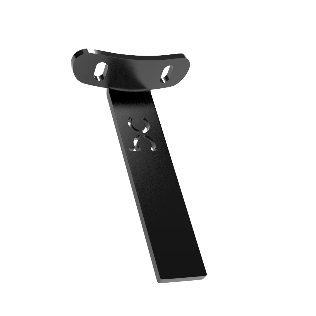 Weld-On Curved Fender Bracket Powder-Coated