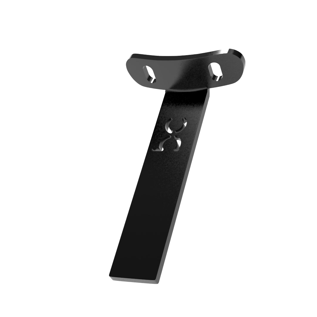 Weld-On Curved Fender Bracket Powder-Coated