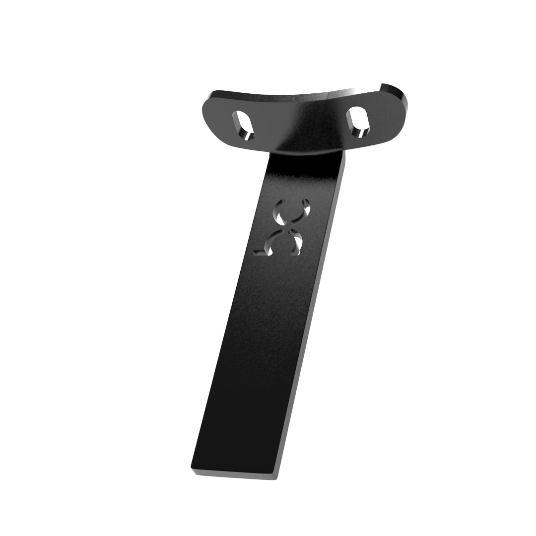 Weld-On Curved Fender Bracket Powder-Coated