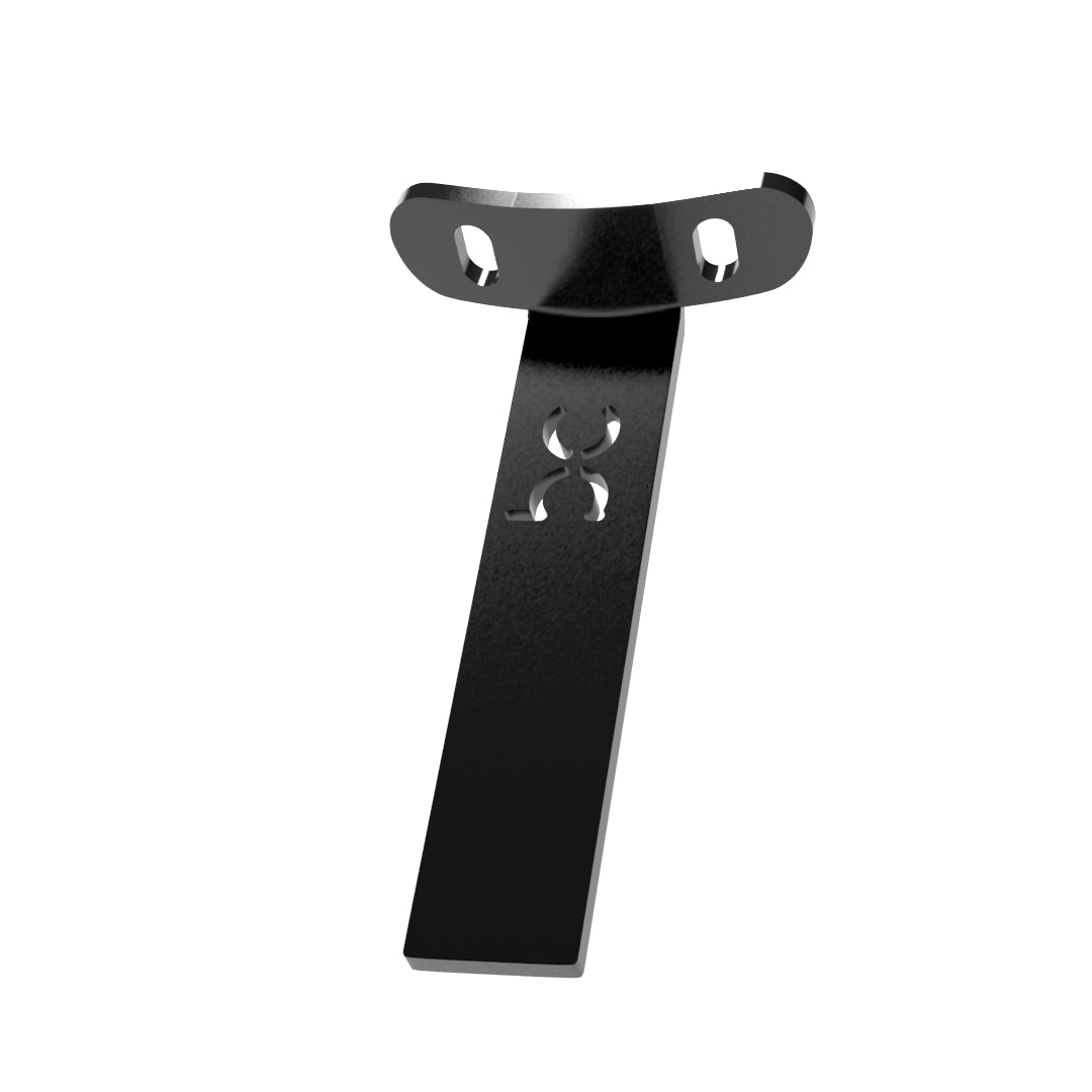 Weld-On Curved Fender Bracket Powder-Coated