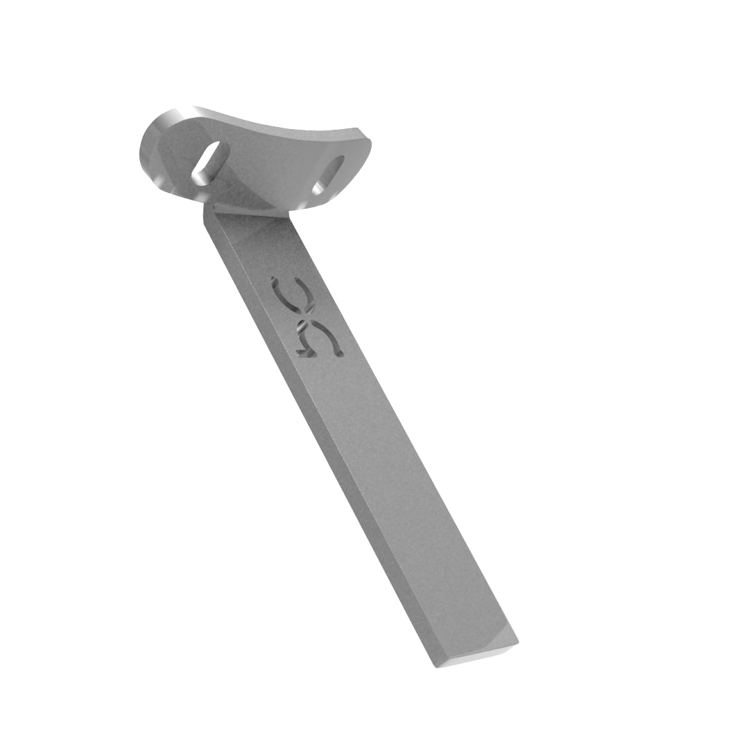 Weld-On Curved Fender Bracket Raw Steel