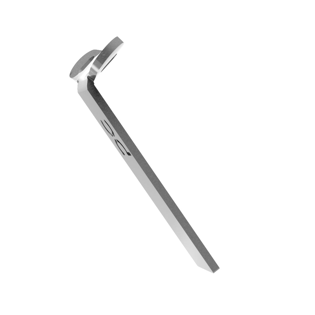Weld-On Curved Fender Bracket Raw Steel