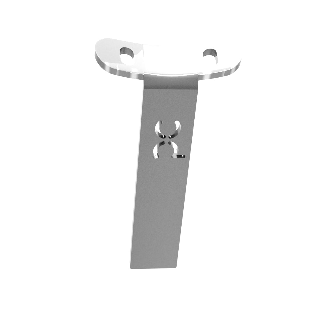 Weld-On Curved Fender Bracket Raw Steel