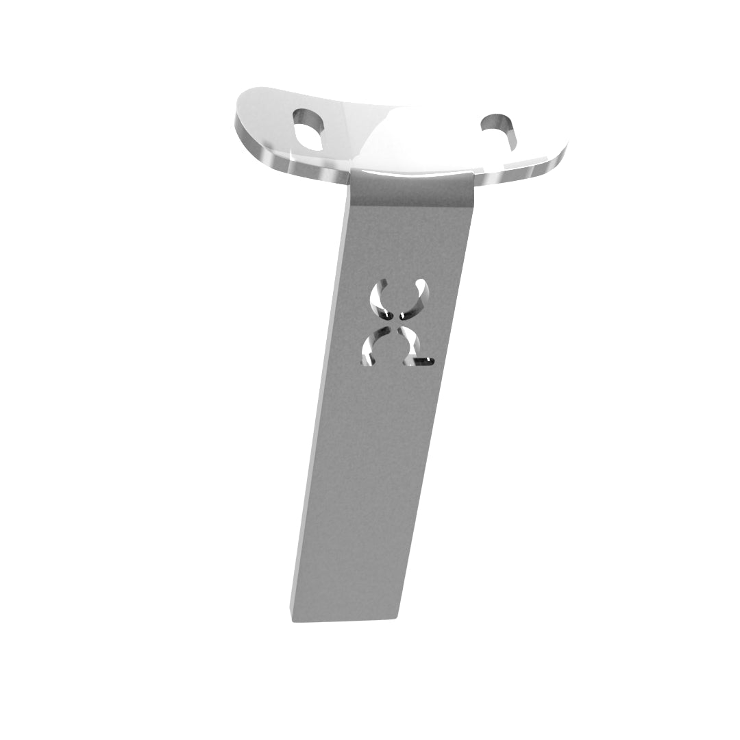 Weld-On Curved Fender Bracket Raw Steel