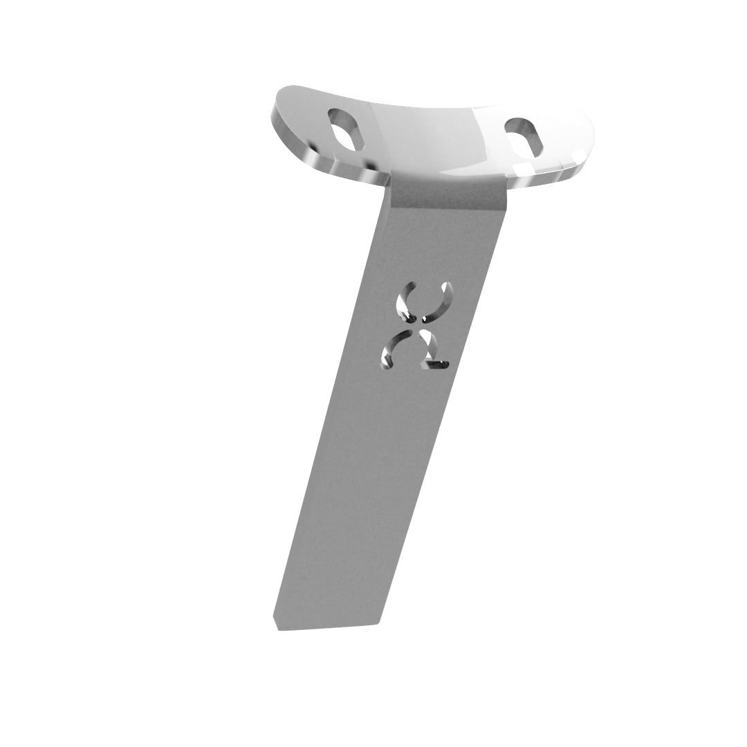 Weld-On Curved Fender Bracket Raw Steel