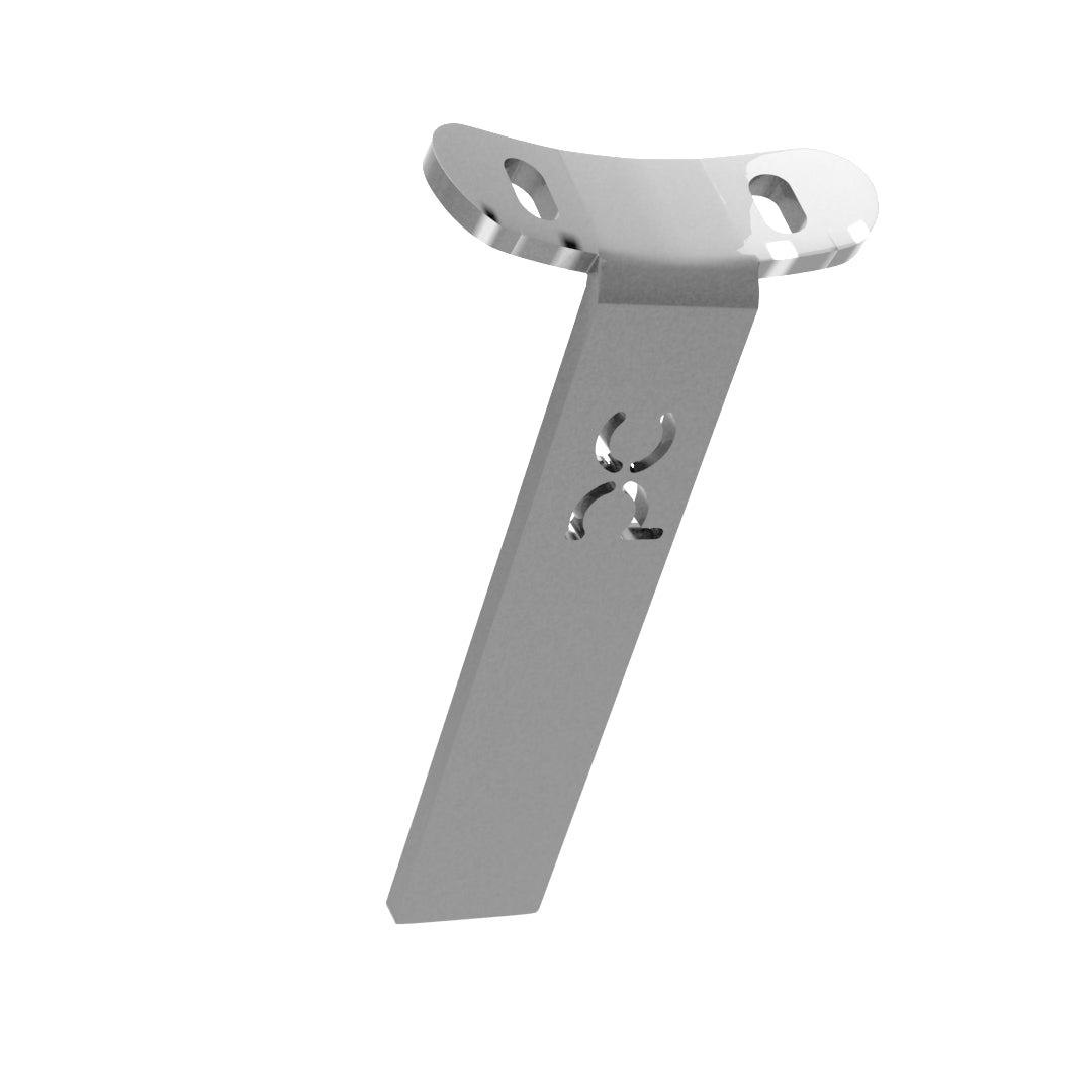 Weld-On Curved Fender Bracket Raw Steel