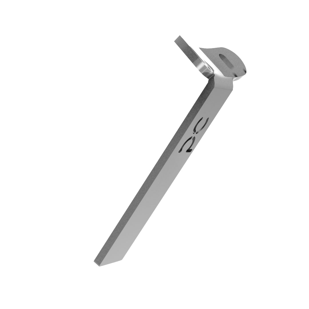 Weld-On Curved Fender Bracket Raw Steel