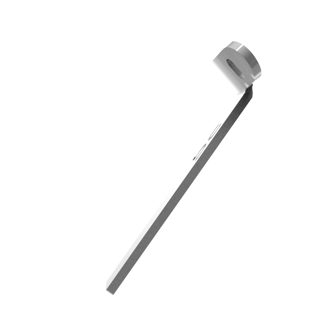 Weld-On Curved Fender Bracket Raw Steel