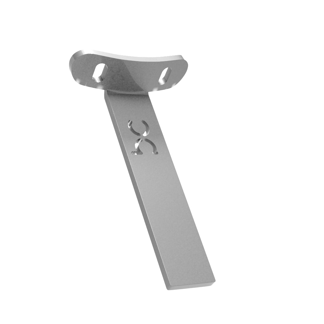Weld-On Curved Fender Bracket Raw Steel