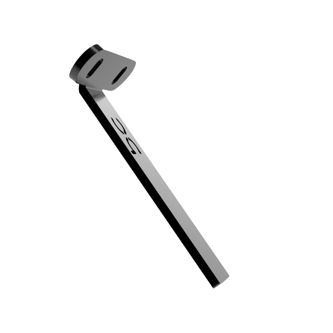 Weld-On Upper Flat Fenders Bracket Powdercoated