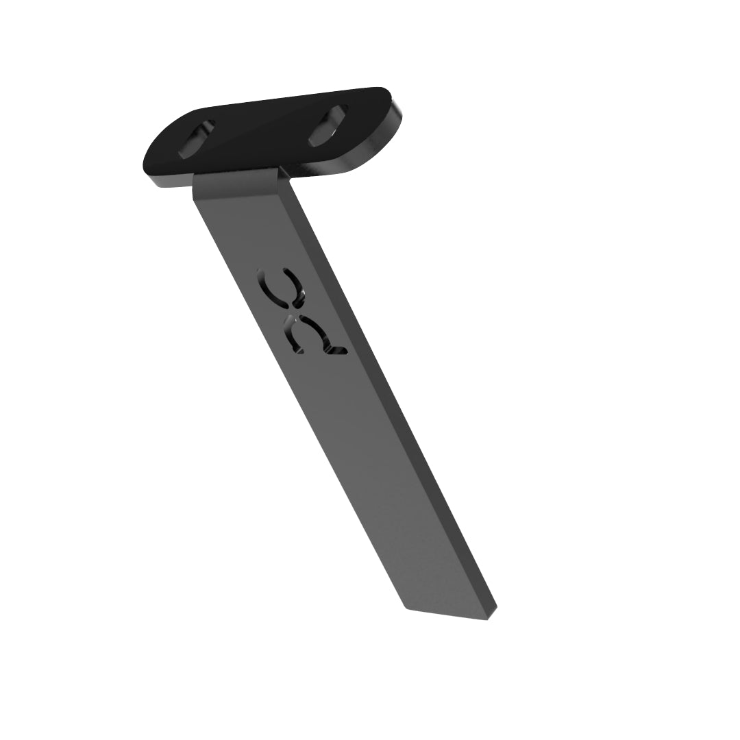 Weld-On Upper Flat Fenders Bracket Powdercoated