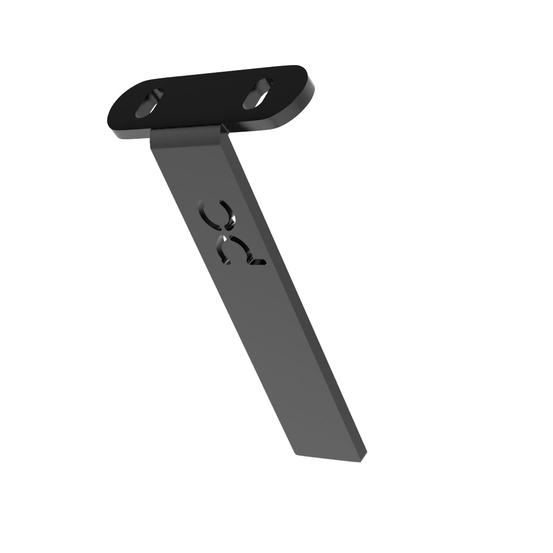 Weld-On Upper Flat Fenders Bracket Powdercoated