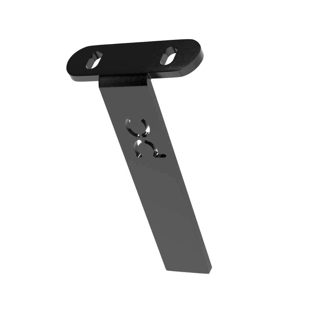 Weld-On Upper Flat Fenders Bracket Powdercoated