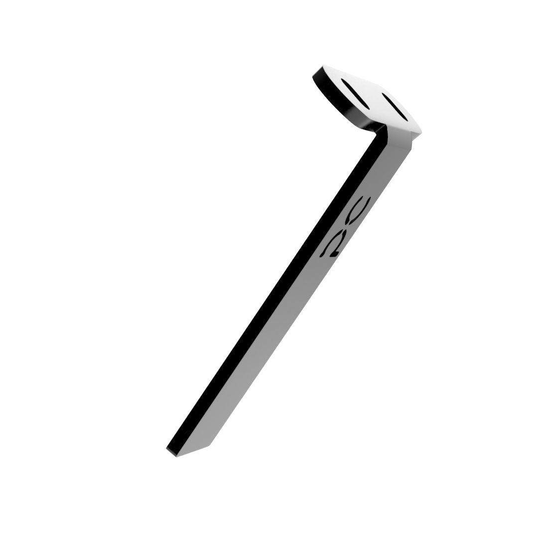 Weld-On Upper Flat Fenders Bracket Powdercoated