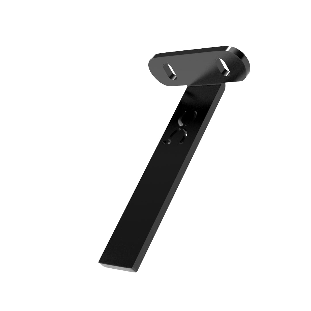 Weld-On Upper Flat Fenders Bracket Powdercoated