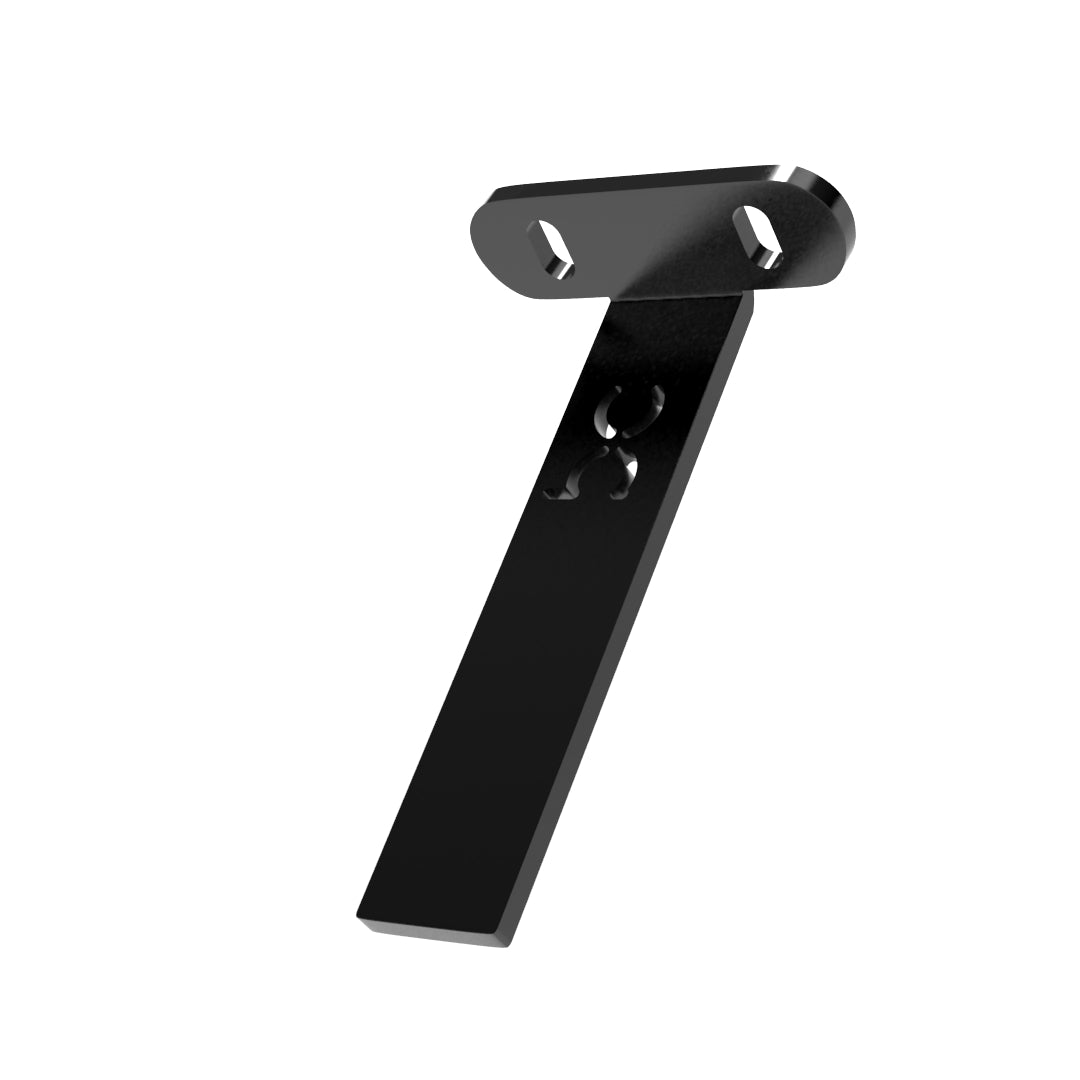Weld-On Upper Flat Fenders Bracket Powdercoated