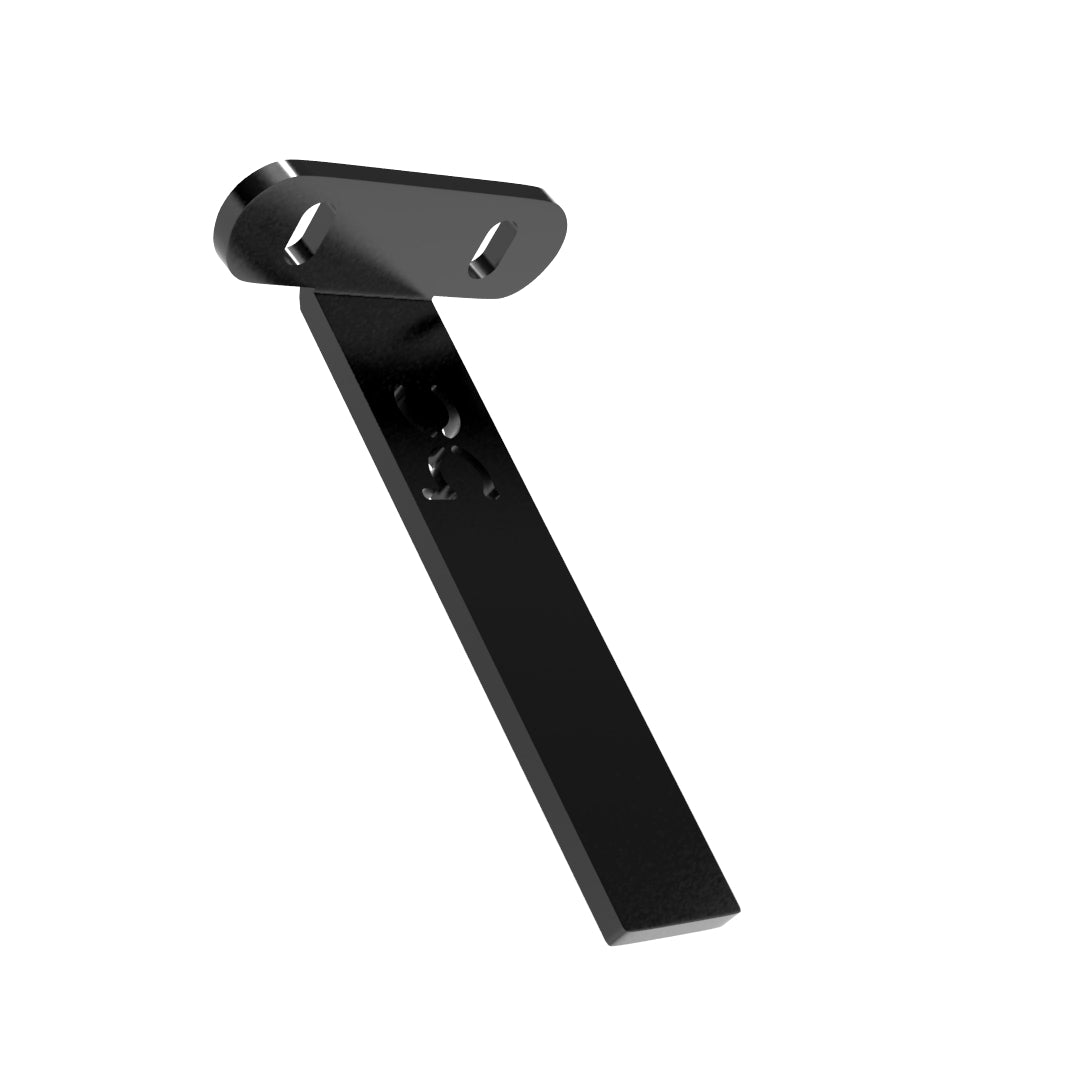Weld-On Upper Flat Fenders Bracket Powdercoated