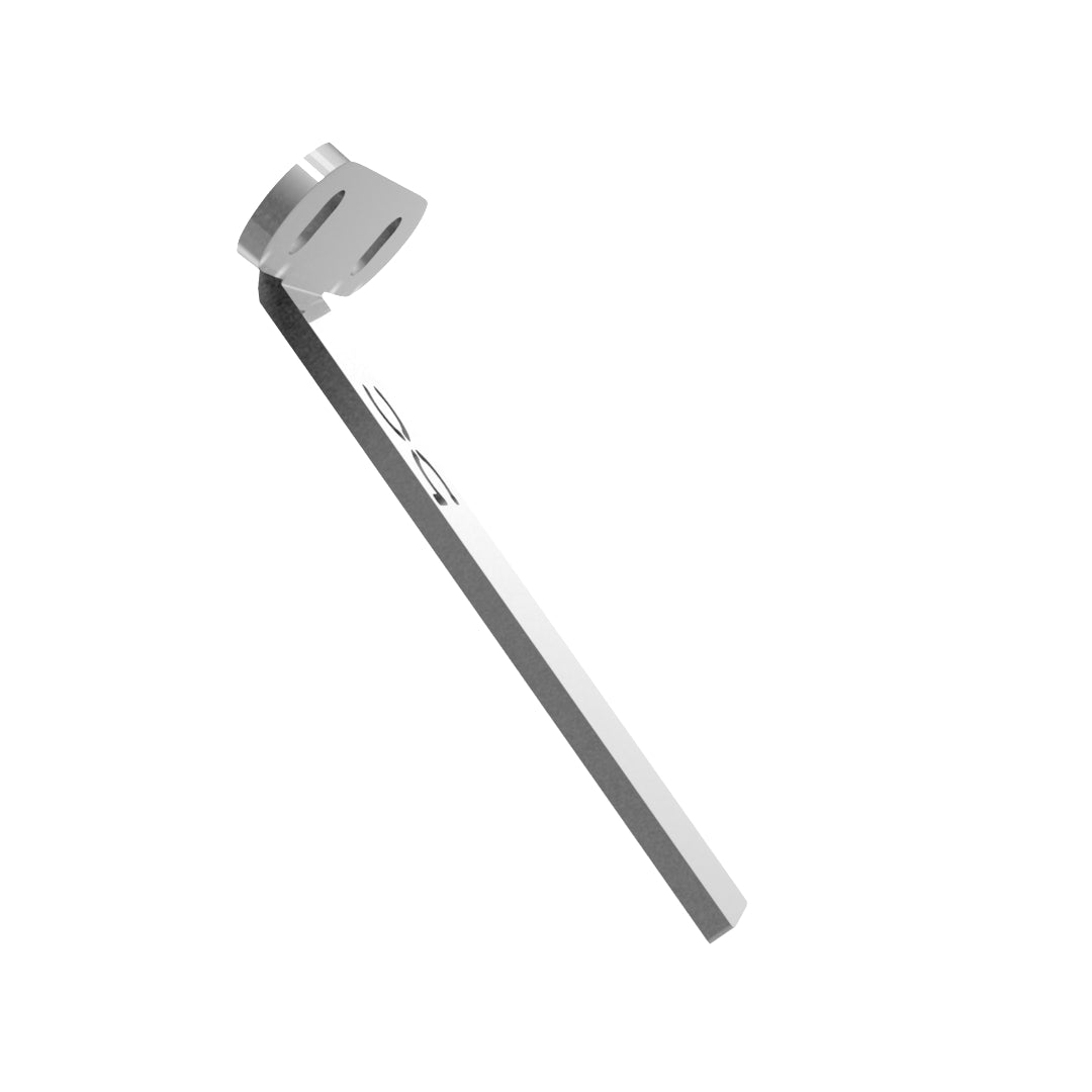 Weld-On Upper Flat Fenders Bracket Raw Steel