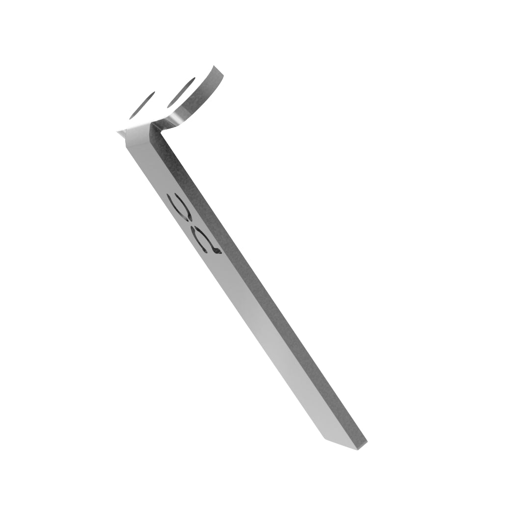 Weld-On Upper Flat Fenders Bracket Raw Steel