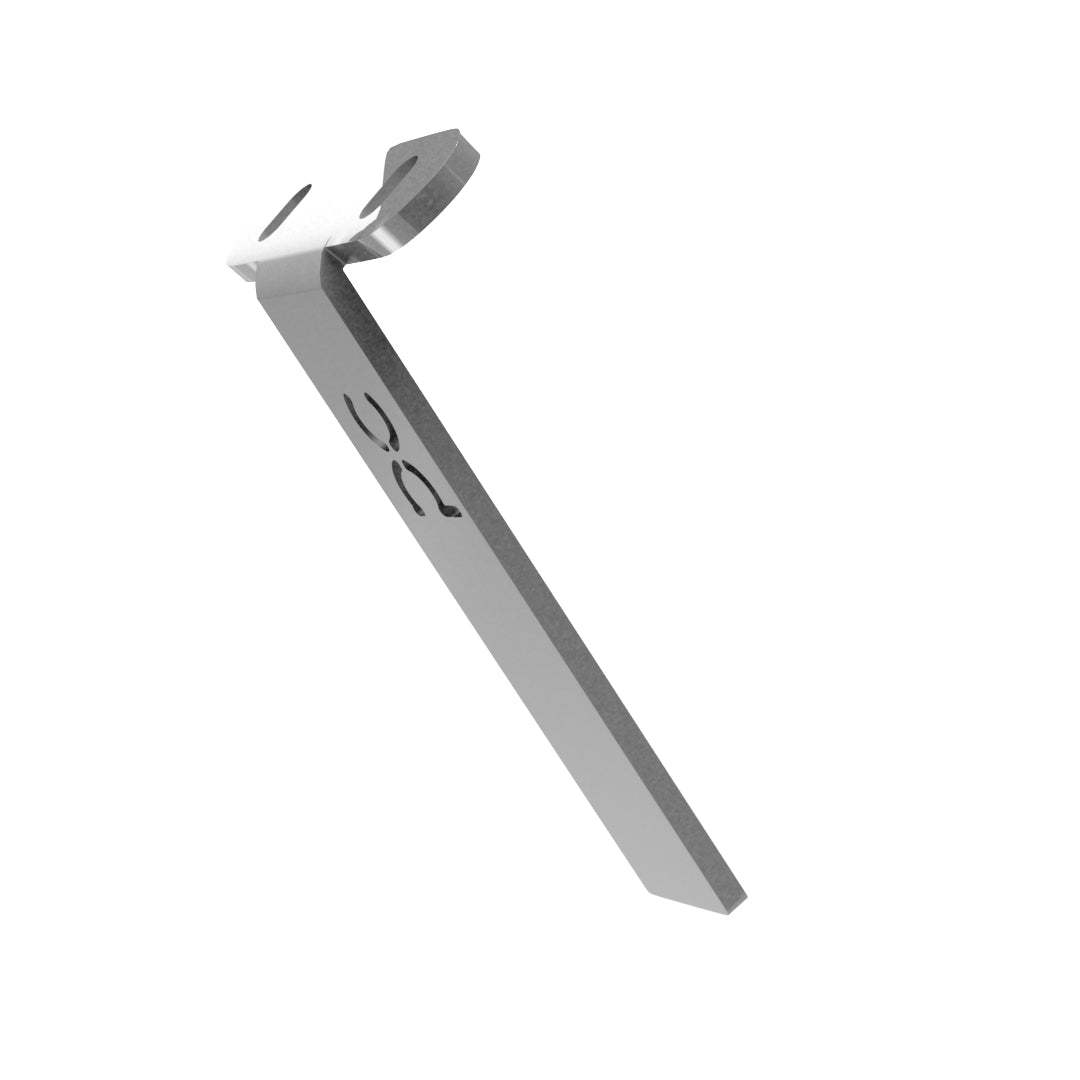 Weld-On Upper Flat Fenders Bracket Raw Steel