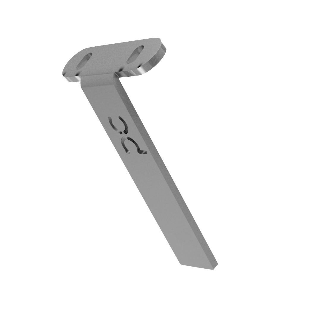 Weld-On Upper Flat Fenders Bracket Raw Steel