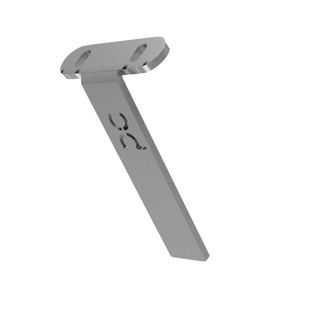 Weld-On Upper Flat Fenders Bracket Raw Steel