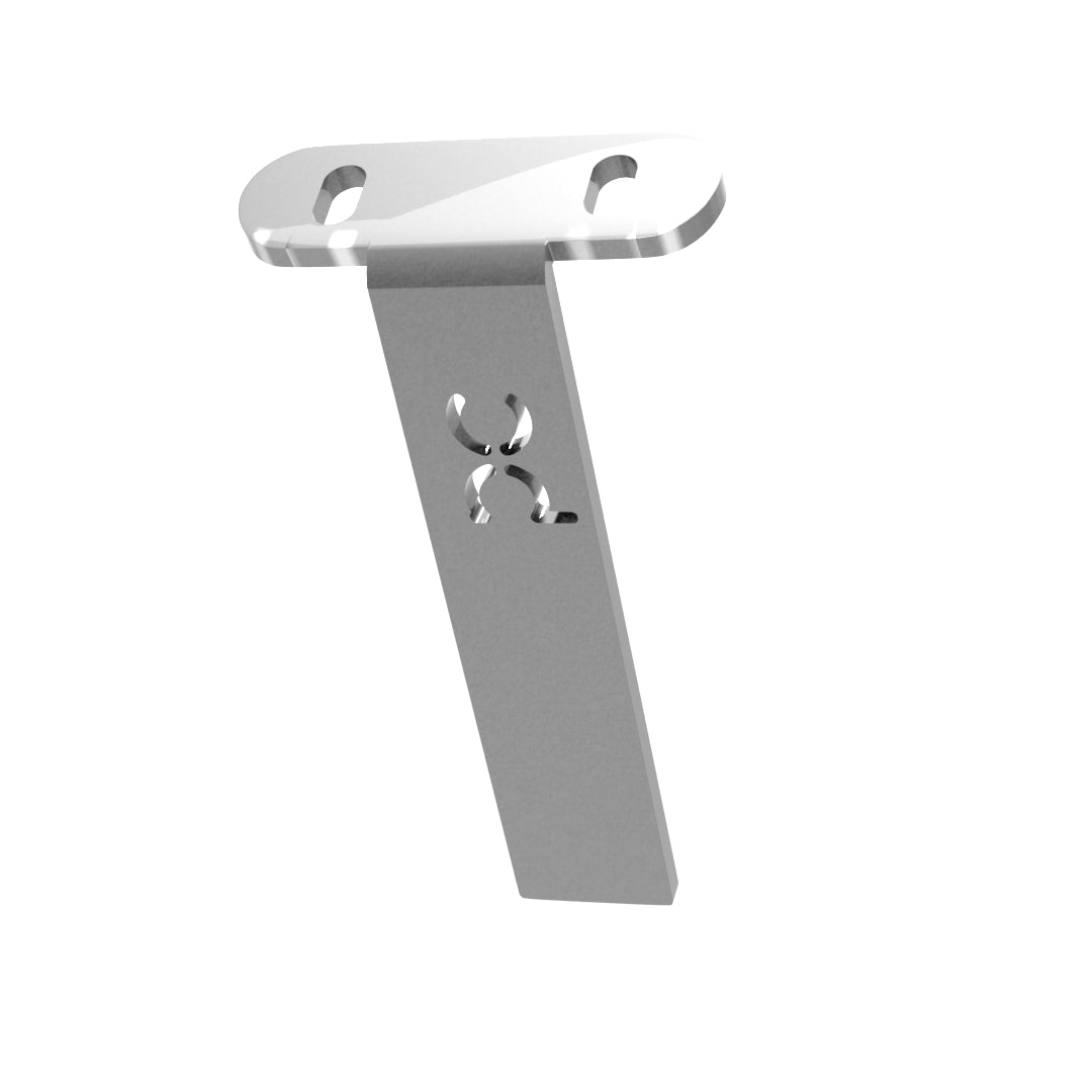 Weld-On Upper Flat Fenders Bracket Raw Steel