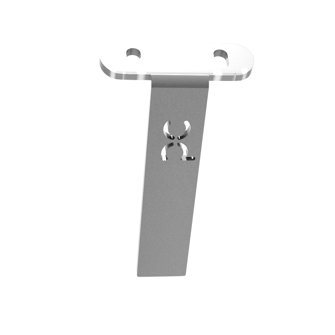 Weld-On Upper Flat Fenders Bracket Raw Steel